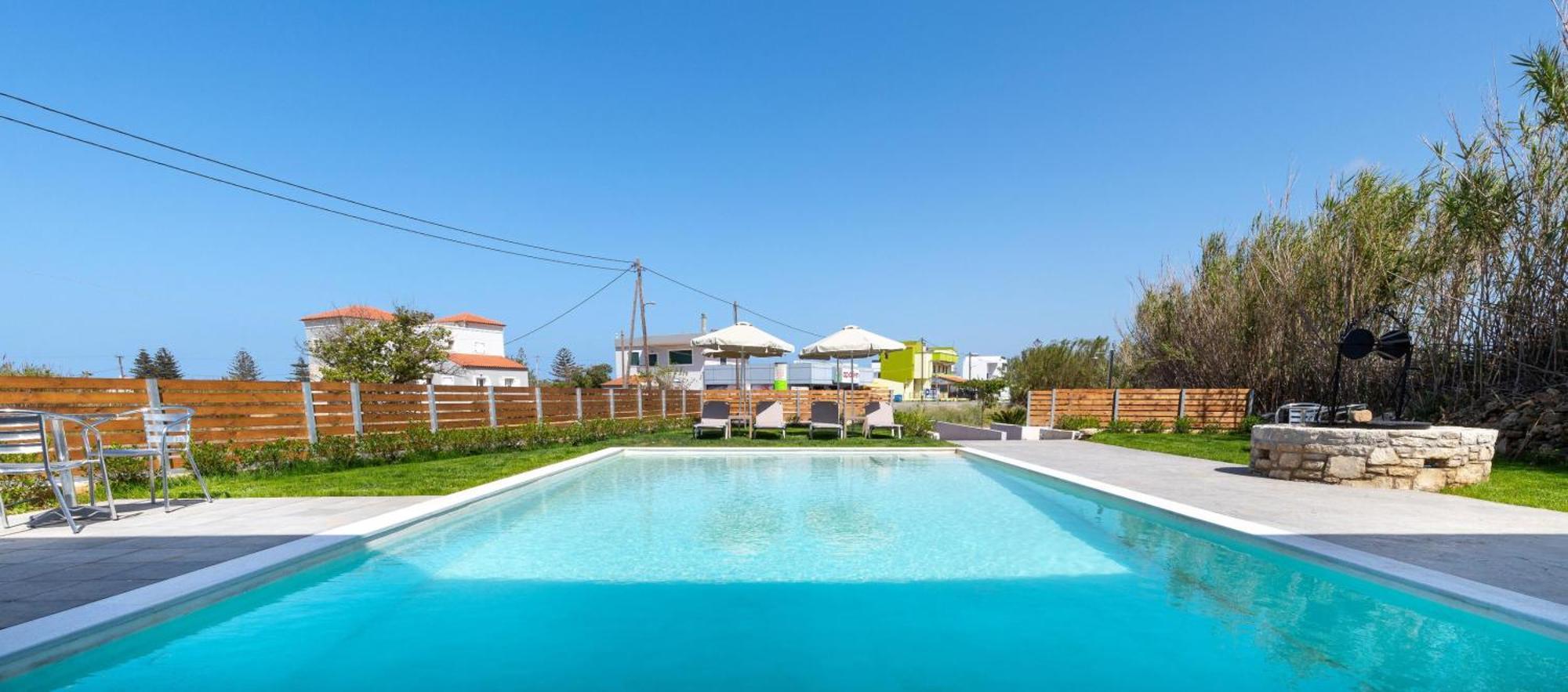Achatis Apartments With Sea View Kolimvarion Bagian luar foto