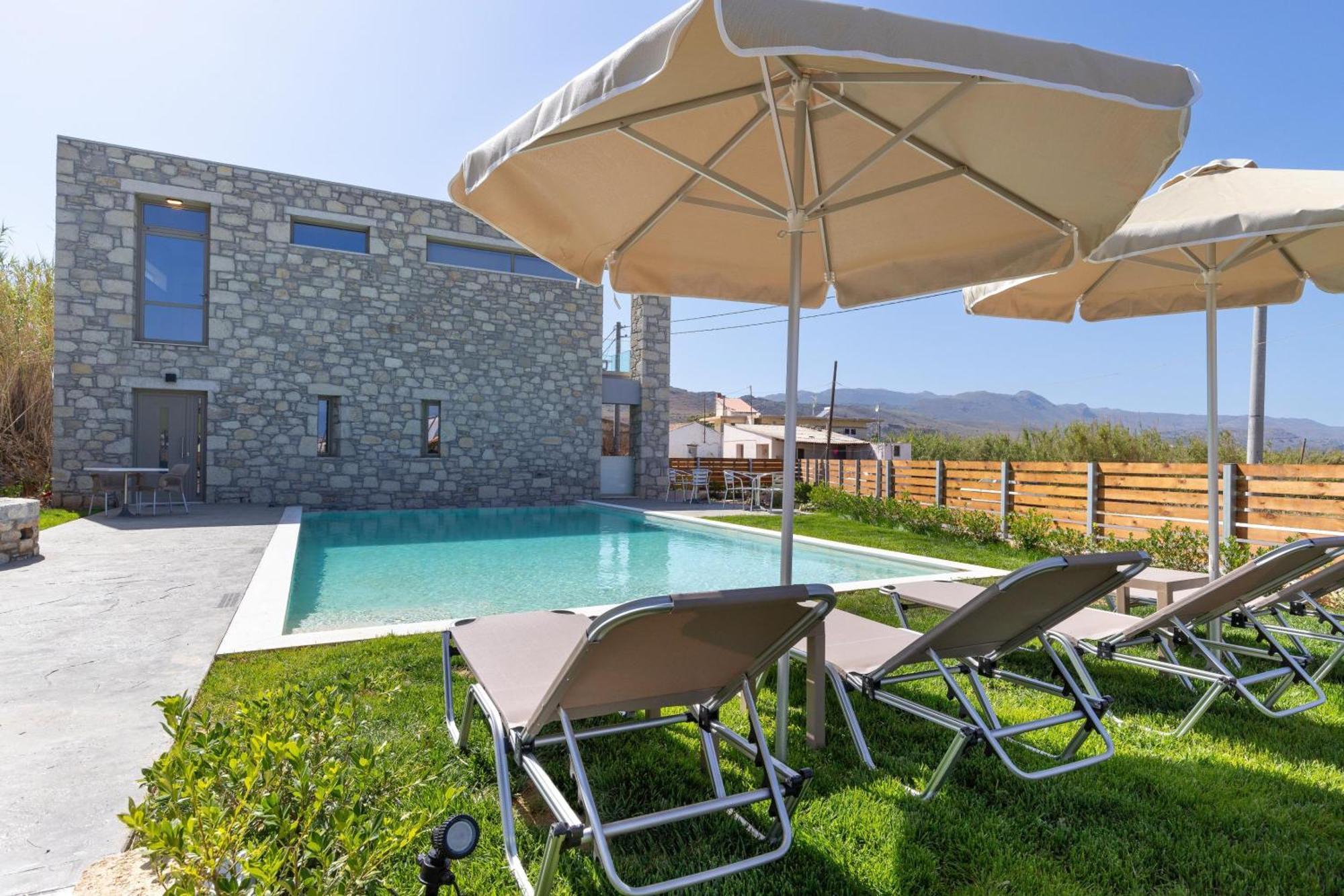 Achatis Apartments With Sea View Kolimvarion Bagian luar foto
