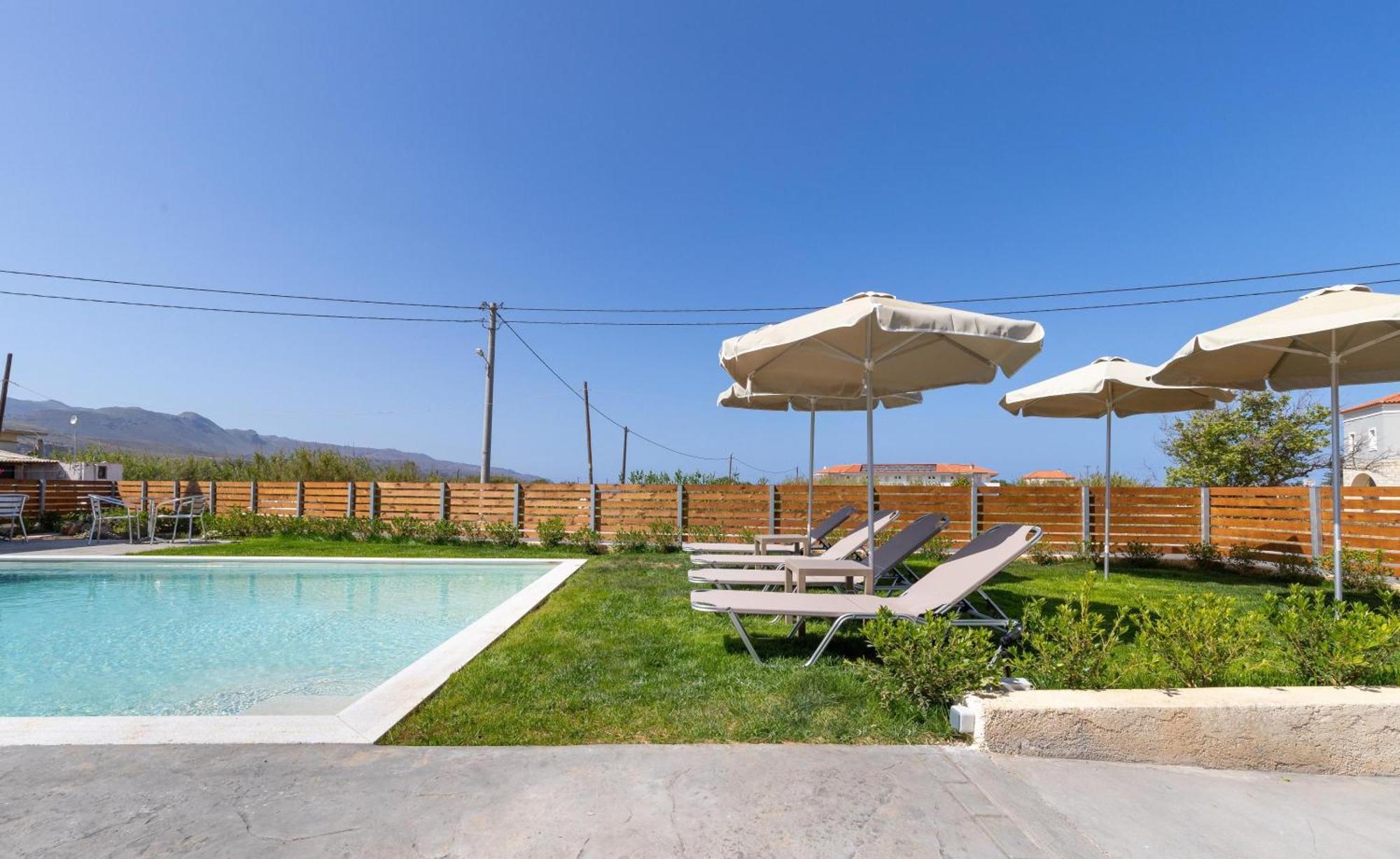 Achatis Apartments With Sea View Kolimvarion Bagian luar foto