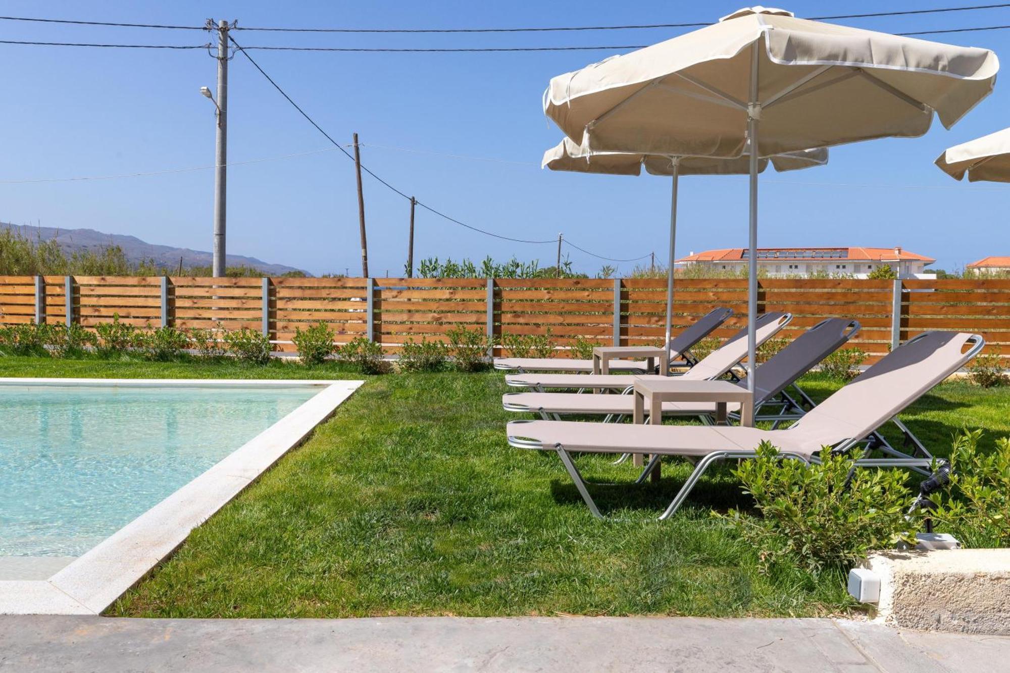 Achatis Apartments With Sea View Kolimvarion Bagian luar foto