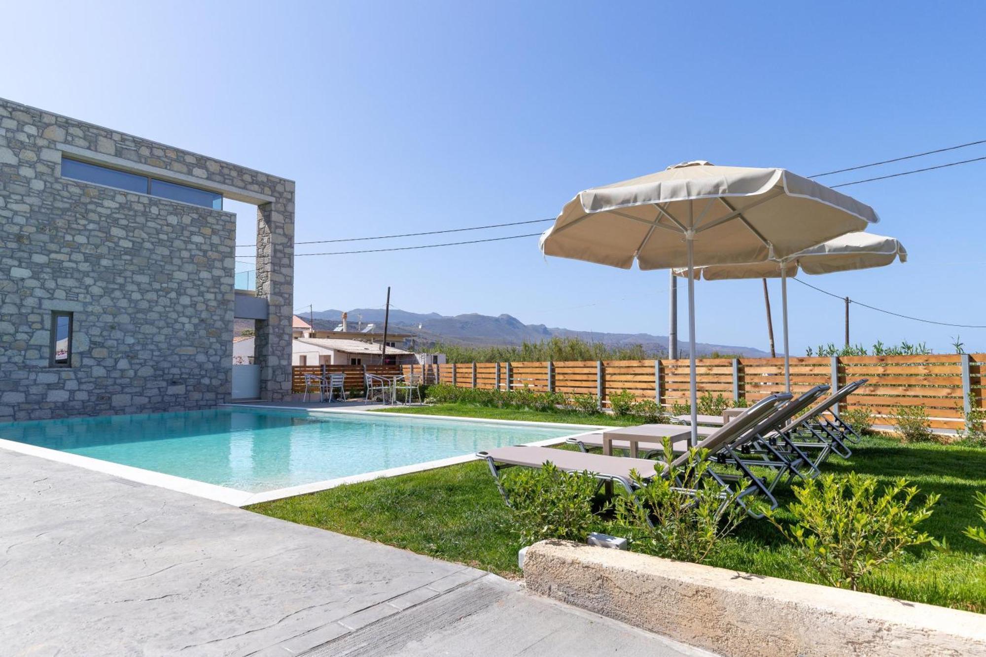 Achatis Apartments With Sea View Kolimvarion Bagian luar foto