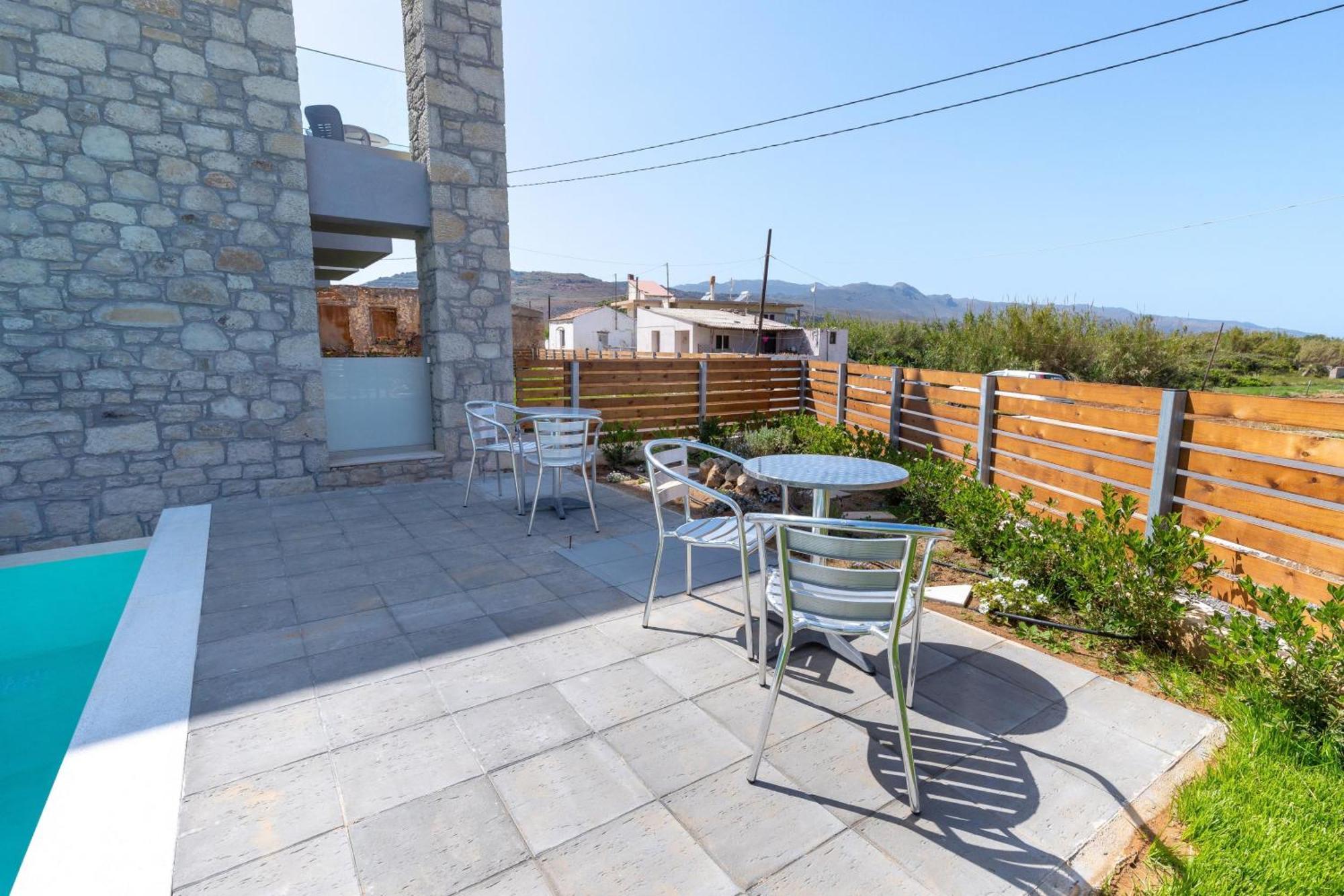 Achatis Apartments With Sea View Kolimvarion Bagian luar foto
