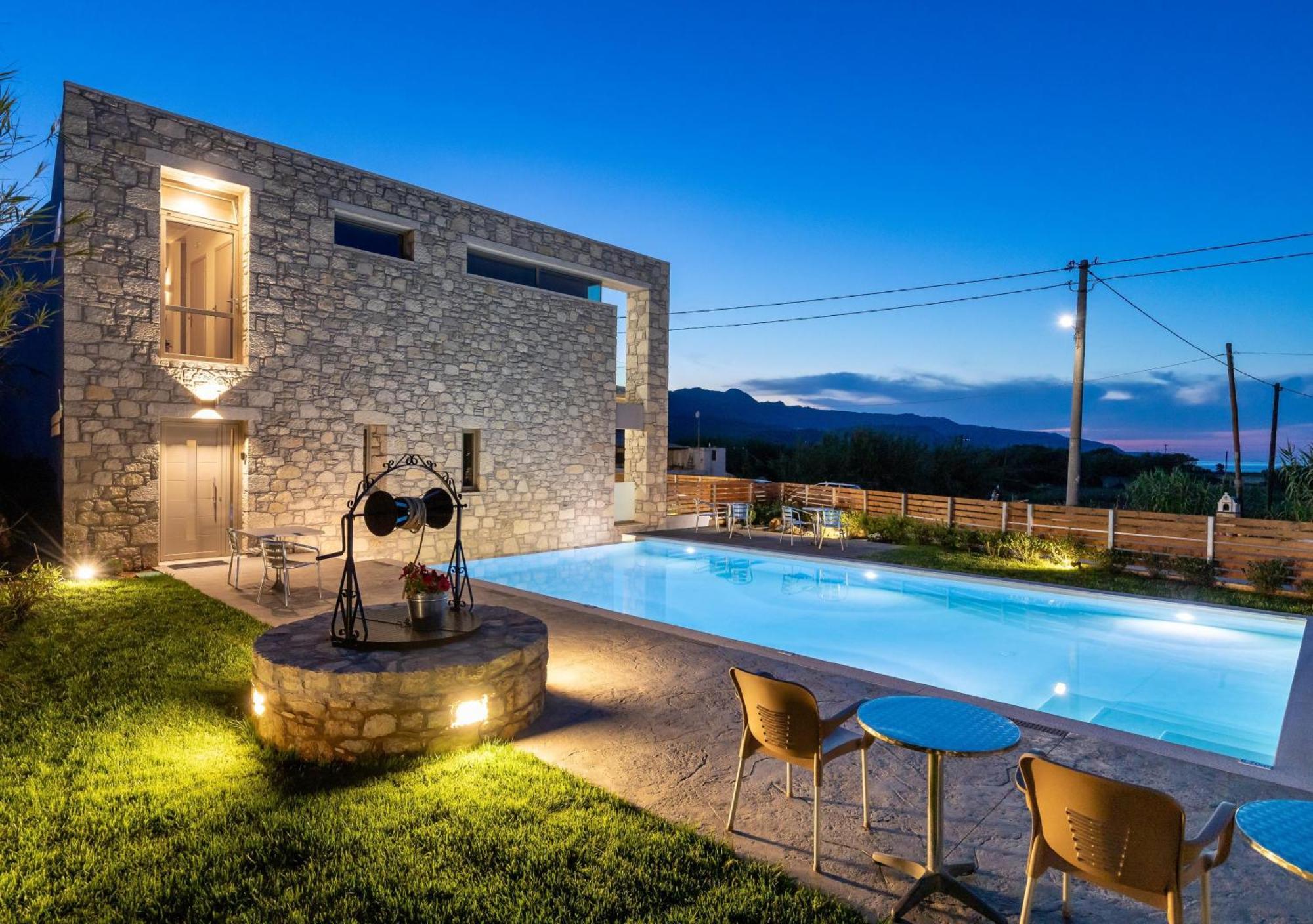 Achatis Apartments With Sea View Kolimvarion Bagian luar foto
